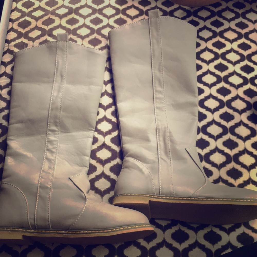 Grey. Boots